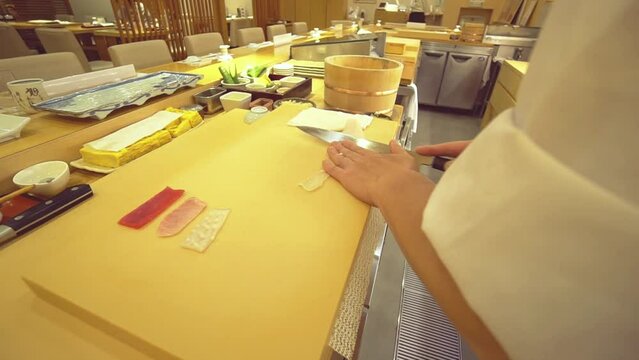寿司職人の仕事｜fish preparation