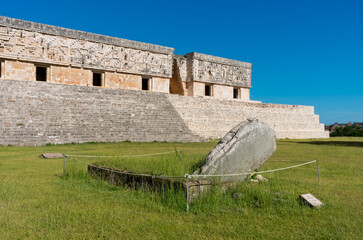 Ruins of Uxmal - ancient Maya city. Yucatan.  Mexico - 632039091