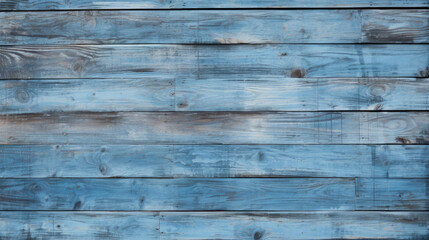 Obraz premium Blue wood texture background, wood planks. Created with Generative AI technology.