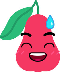 Rose Apple Face Sweat Guilty