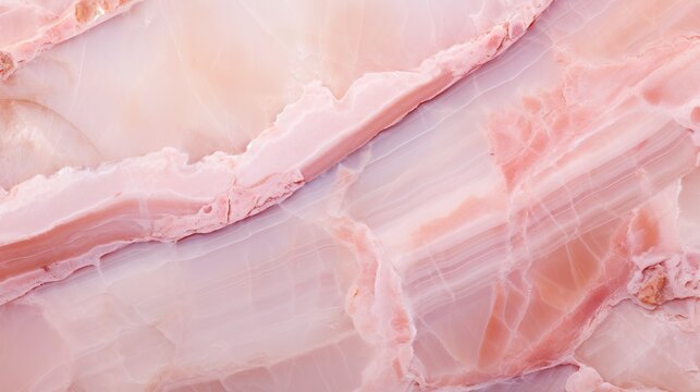 polished pink onyx crystal marble texture featuring icy colors, creating a lustrous quartz stone background