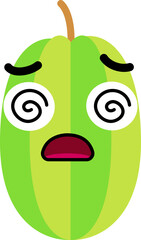 Star Fruit Face Dazed Stun