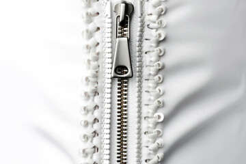 Elegant White Zipper Fashion