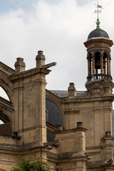 the facade of the cathedral