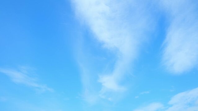 Clouds enter the scene like celestial dancers, each cloud unique in shape and texture, performing an elegant choreography that seems almost choreographed by the heavens themselves. Sky timelapse
