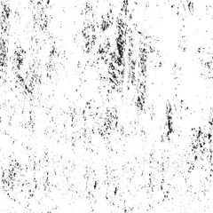 Grunge Black And White Urban Vector Texture Template. Dark Messy Dust Overlay Distress Background. Easy To Create Abstract Dotted, Scratched, Vintage Effect With Noise And Grain. Aging Design Element