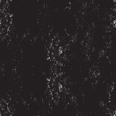 Grunge Black And White Urban Vector Texture Template. Dark Messy Dust Overlay Distress Background. Easy To Create Abstract Dotted, Scratched, Vintage Effect With Noise And Grain. Aging Design Element