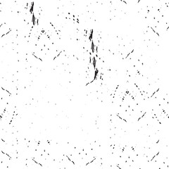 Grunge Black And White Urban Vector Texture Template. Dark Messy Dust Overlay Distress Background. Easy To Create Abstract Dotted, Scratched, Vintage Effect With Noise And Grain. Aging Design Element