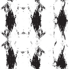 Grunge Black And White Urban Vector Texture Template. Dark Messy Dust Overlay Distress Background. Easy To Create Abstract Dotted, Scratched, Vintage Effect With Noise And Grain. Aging Design Element