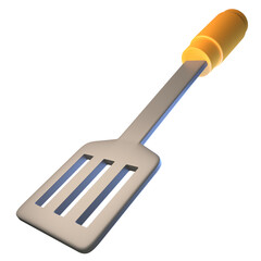 orange plastic shovel