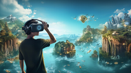 Virtual Reality Voyage: A Journey to Unknown Digital Realms 