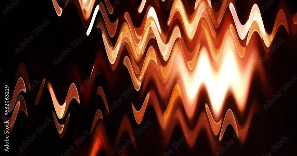 Poster flashing warm color background animation concept for overlay