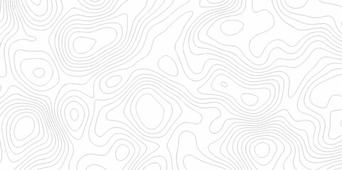 Seamless pattern with lines Topographic map. Geographic mountain relief. Abstract lines background. Contour maps. Vector illustration, Topo contour map on white background, Topographic contour lines.