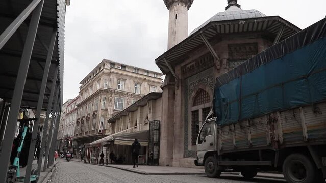 An old street in Istanbul Turkey