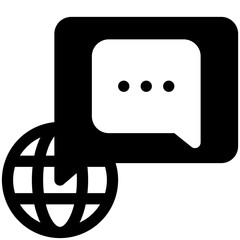 viral black solid icon