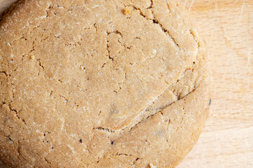 Sweet large sized shortbread cookies with cinnamon flavor
