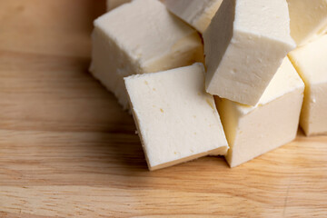 White cream cheese for making salads