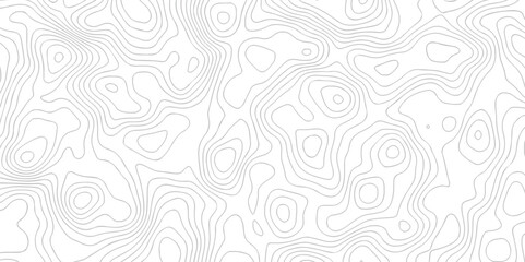 Abstract pattern with lines. Abstract sea map geographic contour map and topographic contours map background. Abstract white pattern topography vector background. Topographic line map background.