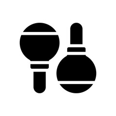 maracas glyph icon