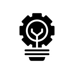 cogwheel glyph icon
