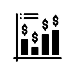 money glyph icon