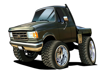 macho and cool single cabin pick up car