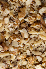 walnut, walnuts, table, cut, during, cooking, chopped,