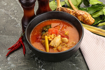 Thai traditional Tom Yum with chicken