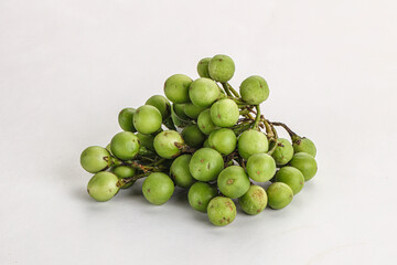 Raw ripe wild pea eggplant