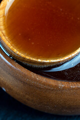 natural bee honey from different colors