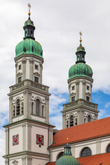 Fototapeta na wymiar Kempten - Kirche - St. Lorenz Basilika - Allgäu 