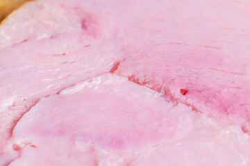 A sliced piece of delicious pork meat