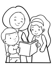 Christians, men and women, prayer, fellowship, reading the bible Pray for each other
