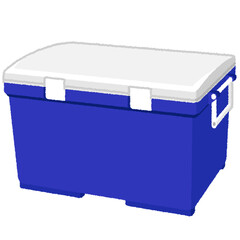 クーラーボックスのイラスト