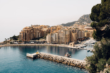 view of the city of Monaco country