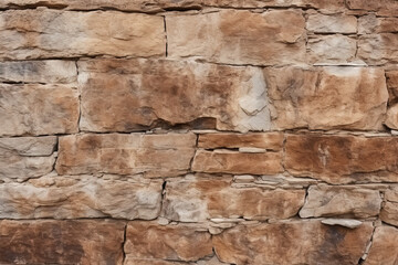 Brown stone wall texture background