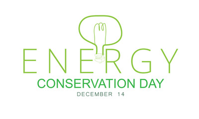 World Energy conservation day. background, banner, card, poster, template. Vector illustration.