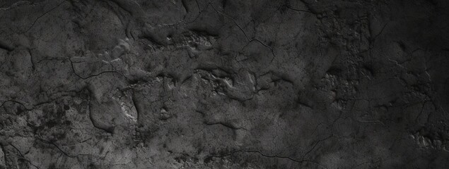 Fototapeta na wymiar Dark black cement texture background. generative ai