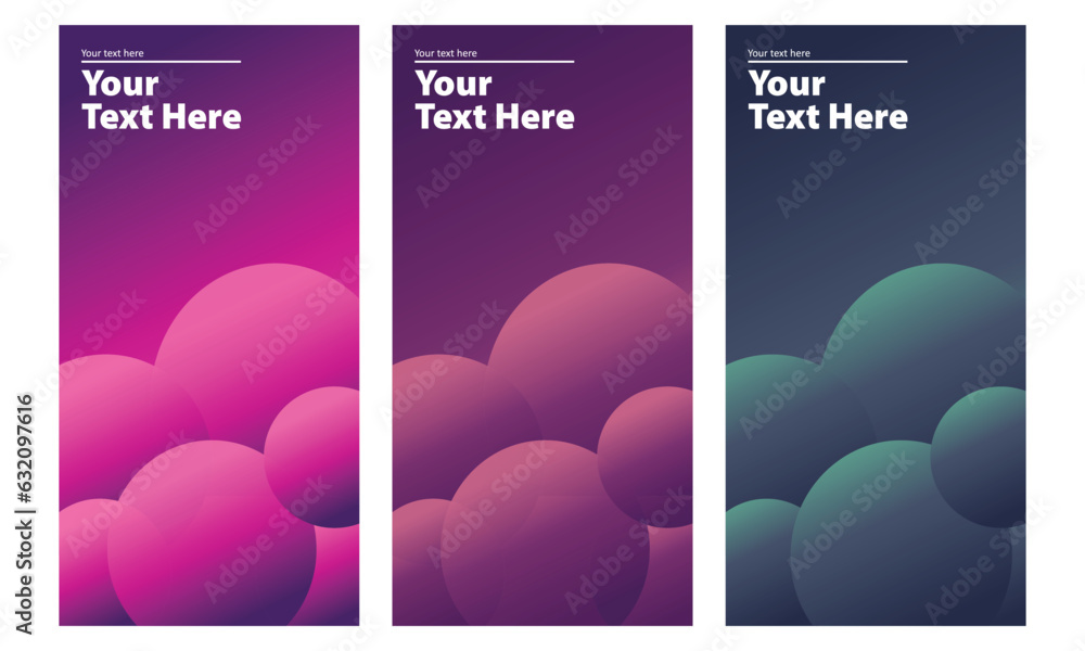 Aufkleber abstract pattern background with line gradient texture for minimal dynamic cover design. placard pos