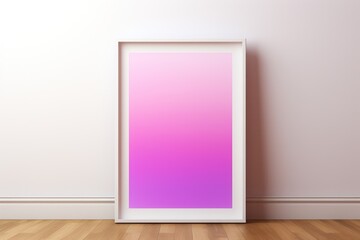 Abstract interior Gradient Poster, Colorful Pink Poster, Trending , Aesthetic Hot Pink print. Generative AI