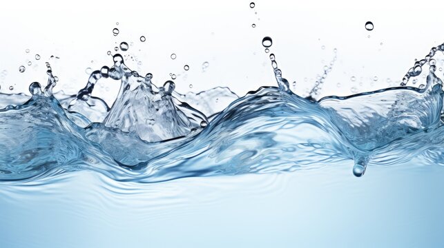 Water splash photograph, capturing the dynamic elegance and energy of liquid in motion, high speed.