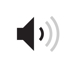 Speaker set. Sound icon