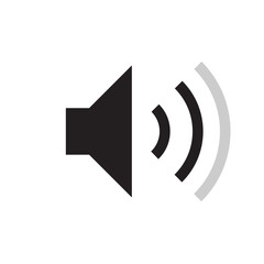 Speaker set. Sound icon