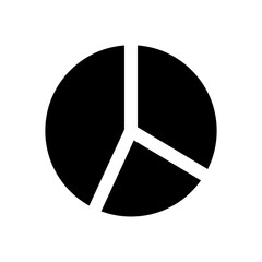 pie chart glyph icon
