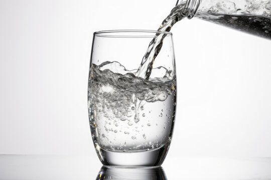 Water glass. Generate Ai