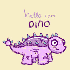 cartoon dino