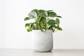 Home Plants on White: Serene Indoor Greenery