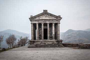Fototapeta premium Garni Pagan Temple, the hellenistic temple in Republic of Armenia