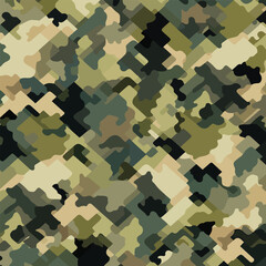 Texture military camouflage seamless pattern © Alifa Yeasmin