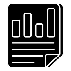 Premium design icon of business report 